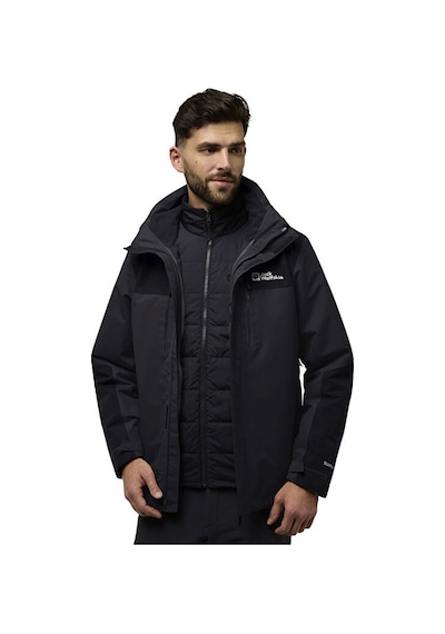 Jack Wolfskin Jasper 3ın1 Jkt M Erkek Outdoor Montu A61858-635 Siyah