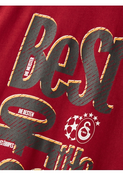 Gsstore Galatasaray Ucl Erkek T-shirt E252215 Bordo