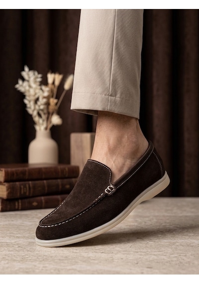 Boa Ba0252 İçi Dışı Hakiki Deri Erkek Kahverengi Süet Casual Loafer Termo Taban Ayakkabı Boa Ba0252 İçi Dışı Hakiki Deri Erkek Kahverengi Süet Casual Loafer Termo Taban Ayakkabı