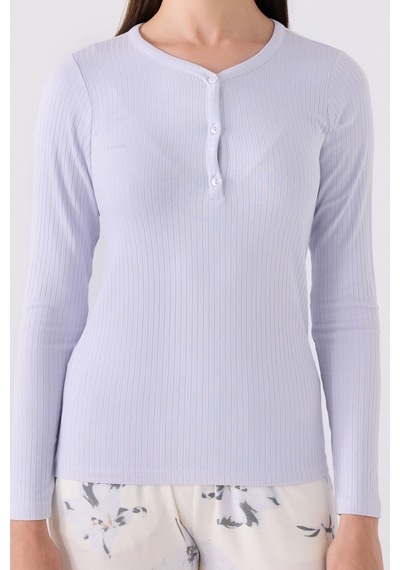 Pierre Cardin Kadın Mavi Pijama Takımı Pc8884-s-v1 Mavi