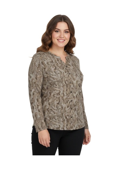 Wearon Kadın Yumoş Düğmeli Modelli Bluz Bgl-st05133 Bej
