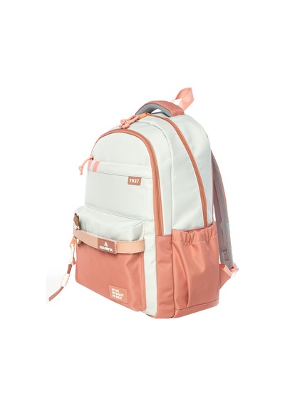 Colorful Fred Sırt Çantası Pudra Pembe - Laptop Bölmeli Okul Çantası İlkokul - Ortaokul - Lise Pudra Pembe