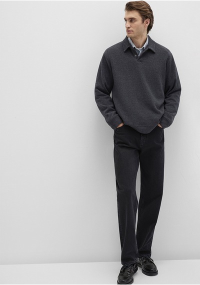Mavi - Antrasit Polo Sweatshirt 0s10476-80023 Antrasit