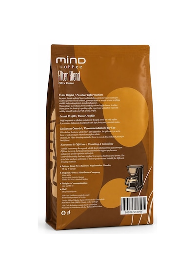 Mind Coffee Proffesional Filtre Kahve Filter Blend 250 Gr Filtre Kahve Makinesi