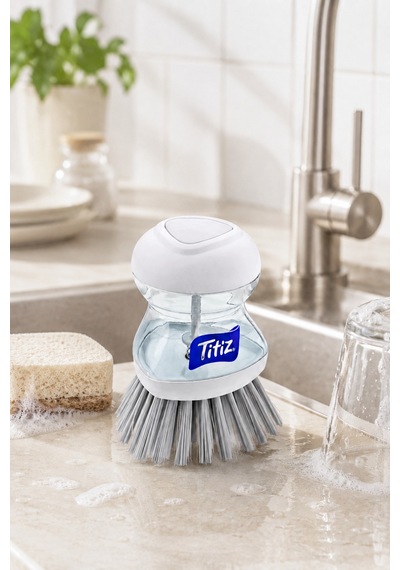 Emilahome Tp-110 Deterjan Hazneli Bulaşık Fırçası - 865448823
