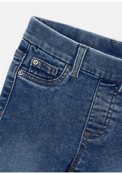 Mayoral Kız Çocuk Basic Denim Kot Pantolon Mavi 577