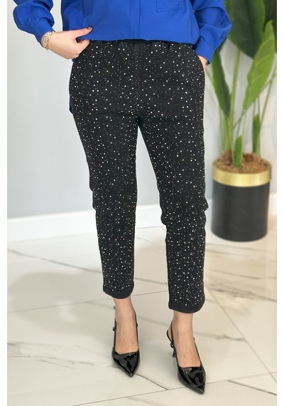 Missemramiss Taşlı Denim Pantolon 4810 Antrasit
