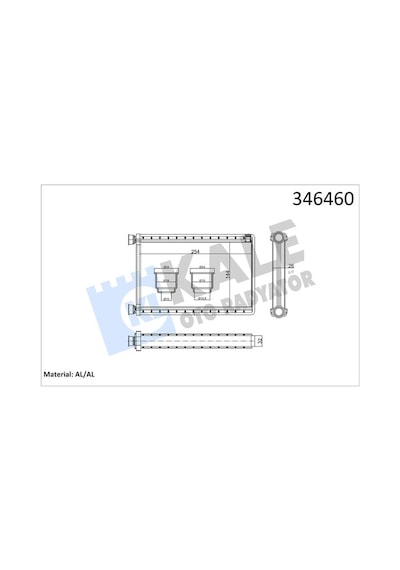 Kale-radyator Kalorıfer Radyatoru Bmw E87 E90 F26 F25 E84 E92 E91 E81 346460 64119123506 Kale-radyator Kalorıfer Radyatoru Bmw E87 E90 F26 F25 E84 E92 E91 E81 346460 64119123506