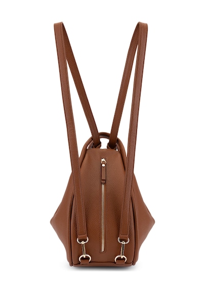 Bruno Rossi Bag Kadın Hakiki Deri Taba Sırt & Omuz Çantası 1048 Mlx14g Bn Cnt Sk25-26 Cuoıo Bej