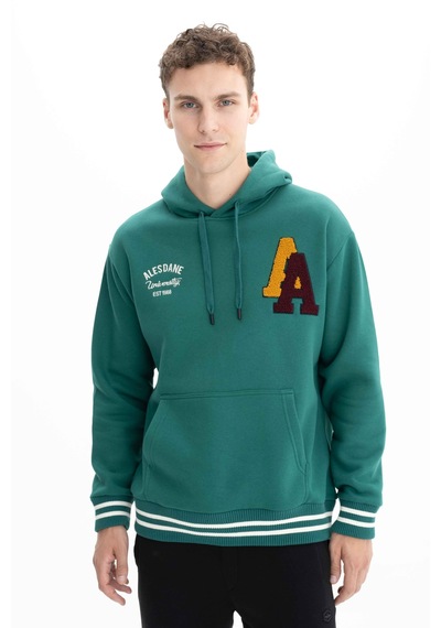 AR-MA Arma Erkek Relax Fit 3 İplik Kapşonlu Kanguru Cepli Sweatshirt 001