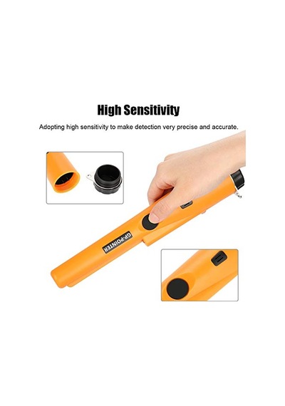 Taşınabilir Metal Arama Cihazı, Ip66 Su Geçirmez Metal Dedektörü, Pinpointer, 360 Tarama, Ses Ve Titreşim Göstergesi, Yüksek Hassasiyet, Altın Madeni Para Avı, Kalıntılar, Takı İçin