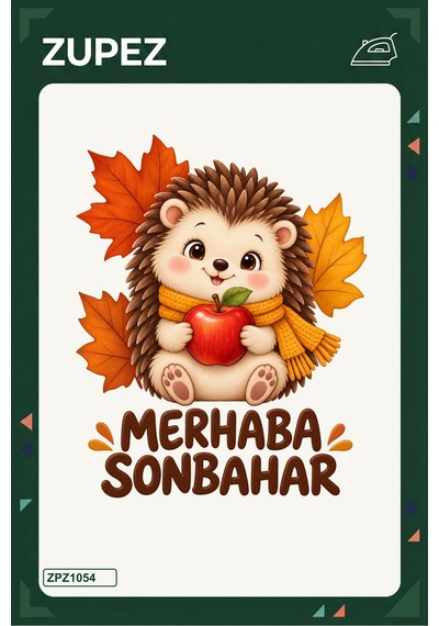Merhaba Sonbahar 19x25 Cm Ütüyle Uygulanan Baskı Zpz1054 - 928157280