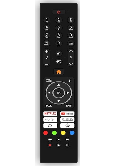 Regal Uyumlu 43R654FA9 Android Tv Kumanda-Mikrofonsuz