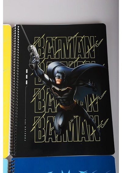 Lisanslı A4 80 Yaprak Çizgili Defter, Çok Renkli