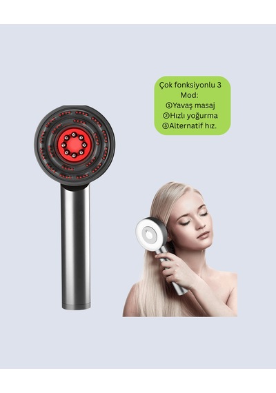 Xyt0860 Masaj Tarağı, Kırmızı Led Işıklı