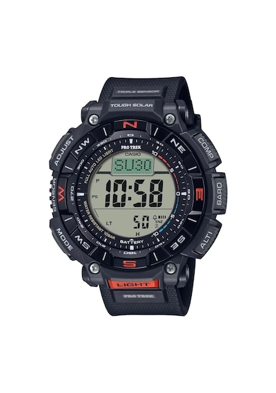 Casio Protrek Prg-340-1 Siyah Orijinal Silikon Saat Kordonu Çok Renkli