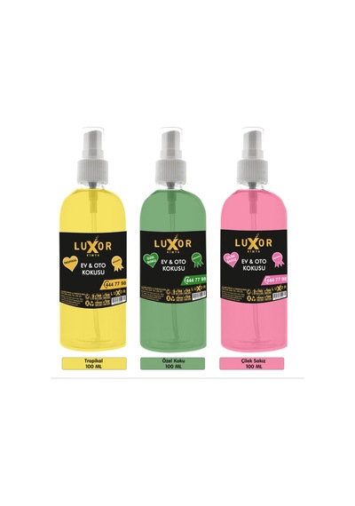 Luxor Kimya Tropikal Özel Koku Çilek Sakız 100 ML 3'lü Set