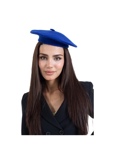 Ladycolor Fransız Keçe Bere Ressam Lacivert