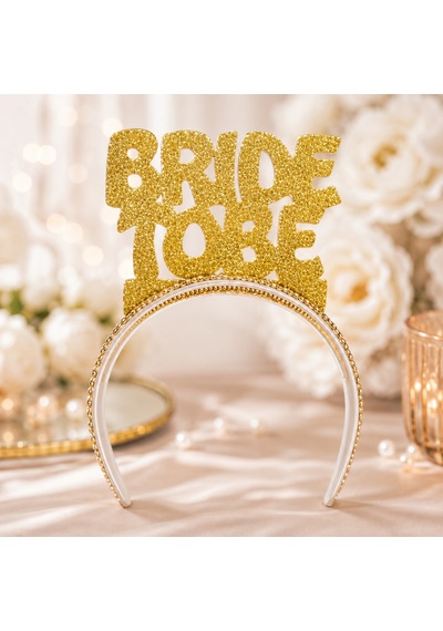 Bride To Be Altın Eva Taç Bekarlığa Veda Simli Parti Aksesuarı Diğer