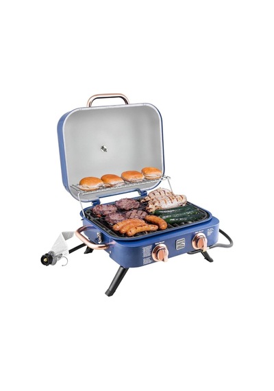 Kenmore Masa Üstü Gazlı Barbekü Mavi Mavi