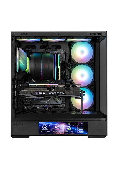 Zalman P40 Ds 4 Argb Fan Mid Tower 9.1 Lcd Ekranlı Gaming Oyuncu Bilgisayar Kasası Zalman P40 Ds 4 Argb Fan Mid Tower 9.1 Lcd Ekranlı Gaming Oyuncu Bilgisayar Kasası