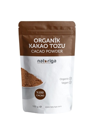 Naturiga Organik Kakao Tozu 100 G - 3 Adet Tarı