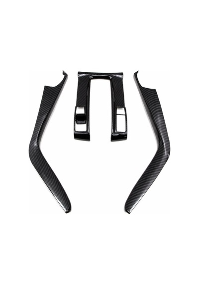 Honda Civic Fc5 Fk7 Karbon Orta Konsol Yanı Vites Çerçevesi Kaplama Trim 3 Parça
