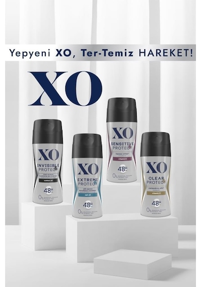 Xo Clear & Protect Erkek Sprey Deodorant 150 ML
