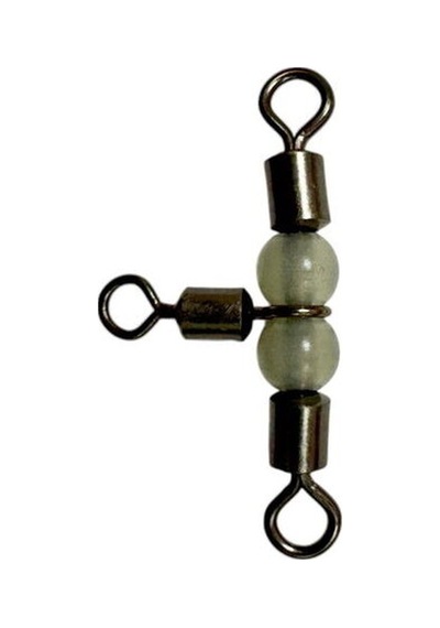 Sea Horse Cross-line Rolling Swivel 2/0 1/0 4 Pcs Standart