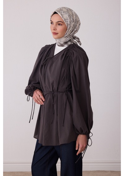 Belli Geometrik Desen %100 Twill İpek Eşarp Be21 Taş