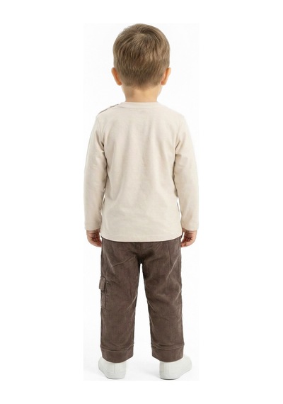 Xo Kids Erkek Çocuk Alt Üst Takım 6-24 Ay 31078 Bej