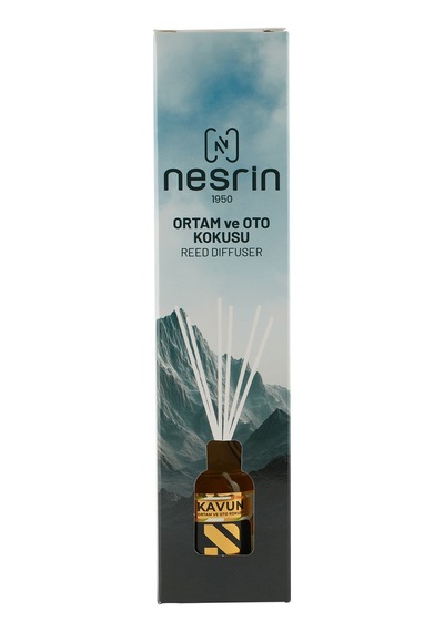 Nesrin Kavun 50 Ml Çubuklu Oda Ve Oto Kokusu Reed Diffuser, Kalıcı Ortam Kokusu - 8690352954100ka