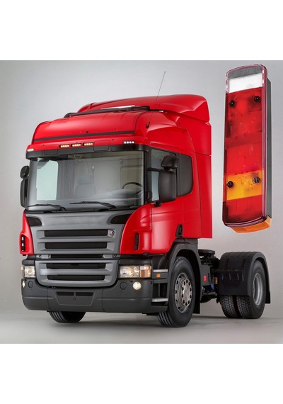 Scania P-G-R-T Serisi Arka Stop Lambası Soketli Sağ N11.7651
