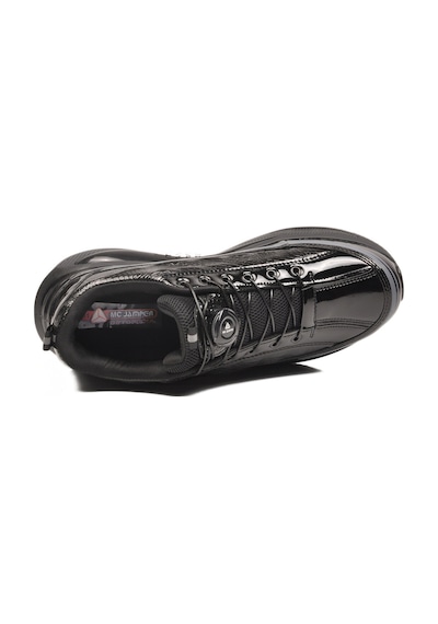 Siyah Rugan Memory Foam Misina Bağcıklı Erkek Sneaker 2250 M Siyah