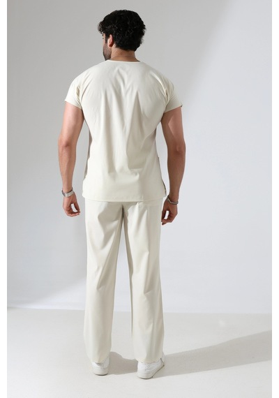 Bflex Unisex Likralı Yarasa Kol Takım - 6452 Ekru