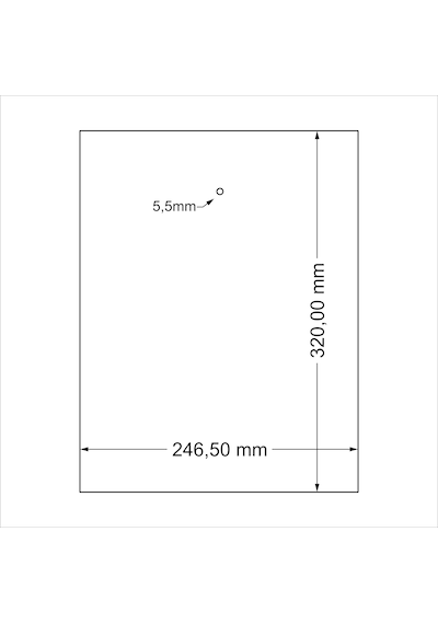 Thisrock 24,5x36cm Ahşap Joker Tablo 25 x 35