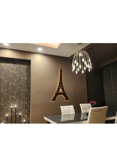 Led Aydınlatmalı Paris Eyfel Kulesi Silueti