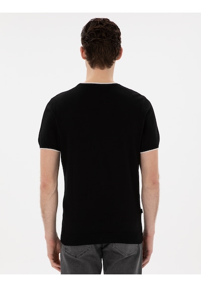 Pierre Cardin Erkek Siyah Kazak /triko 50307401-vr046 Siyah