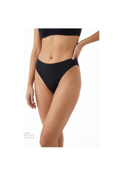Penti Siyah Minimal Slip Bikini Altı