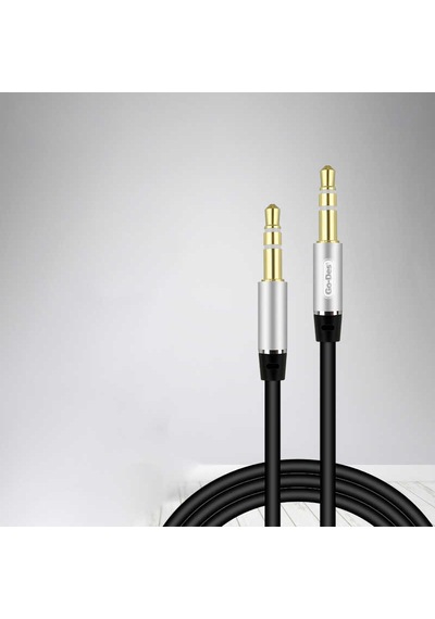Go Des GAC-209 Aux Kablo 100 cm 3.5 mm Audio Ses Kablosu ZORE-220411