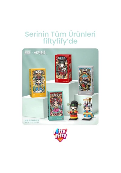 Loz Micro Anime Serisi 1546 Modeli 345 Parça Dekoratif Oyuncak Yapım Seti Yapı Blok