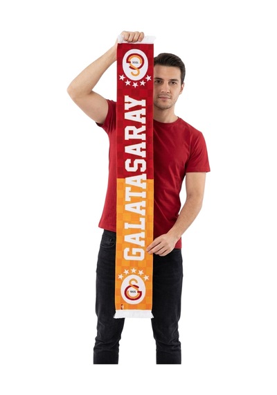 Galatasaray Şal Atkı Lazer Kutu Kırmızı