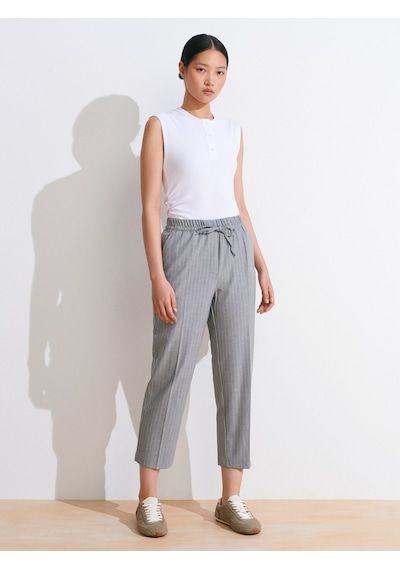 Dilvin 72142 Bağcıklı Jogger Pantolon-gri Gri