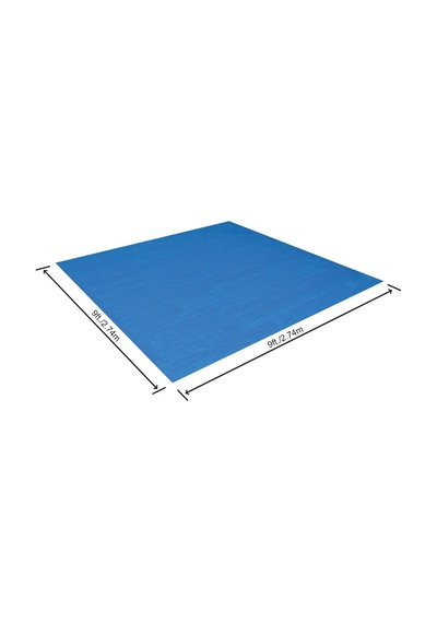 Bestway 9' X 9'/2,74m X 2,74m Zemin Bezi Çok Renkli