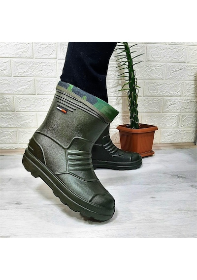 Akınalbella Akinalbella 026 Eva Kısa 23cm Hafif Çoraplı Avcı Balıkçı Günlük Çizme