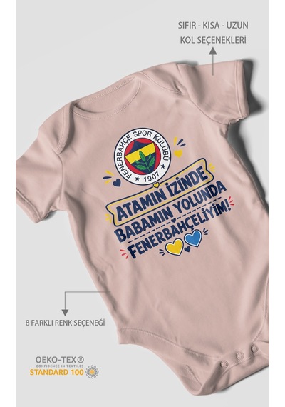 Morivokids Babaya Özel Kısa Kollu Bebek Body %100 Pamuk Zbn275-kk Pastel Pembe