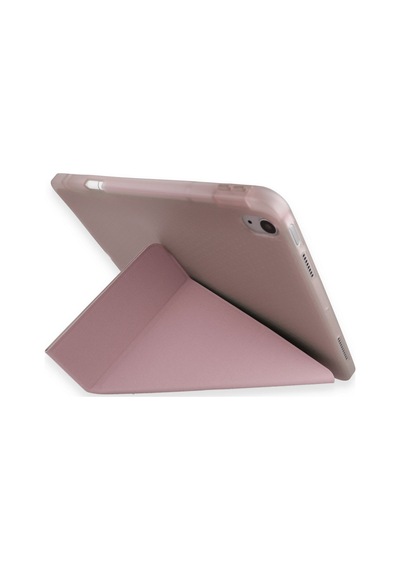 Pad V9 Kılıf Kalemlikli Mars Tablet Kılıfı - Rose Gold Arka Kapak