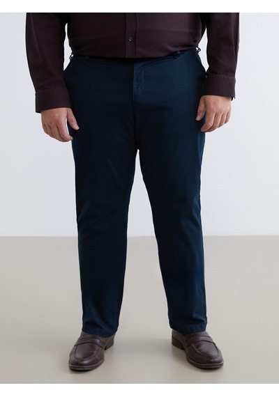 Lcwaıkıkı Classic Lacivert Büyük Beden Standart Kalıp Erkek Chino Pantolon