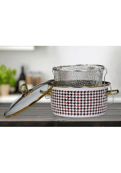 Forte Red Emaye Kızartma Tenceresi 22 Cm Belirtilmemiş