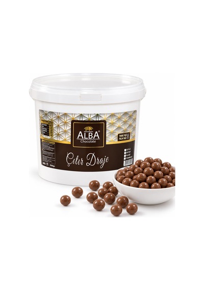 Alba Sütlü Çıtır Draje 2,5 Kg Pasta Ve Tatlı Süsleme Drajesi